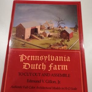 Pennsylvania Dutch Farm Cut out & assemble historical architectural model Book